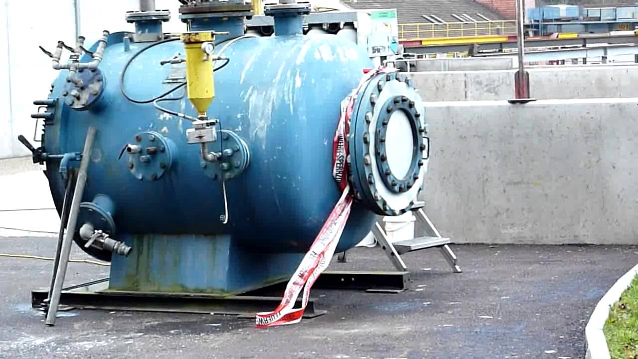 staubexplosion reaktor berstscheibe exunterdrückung