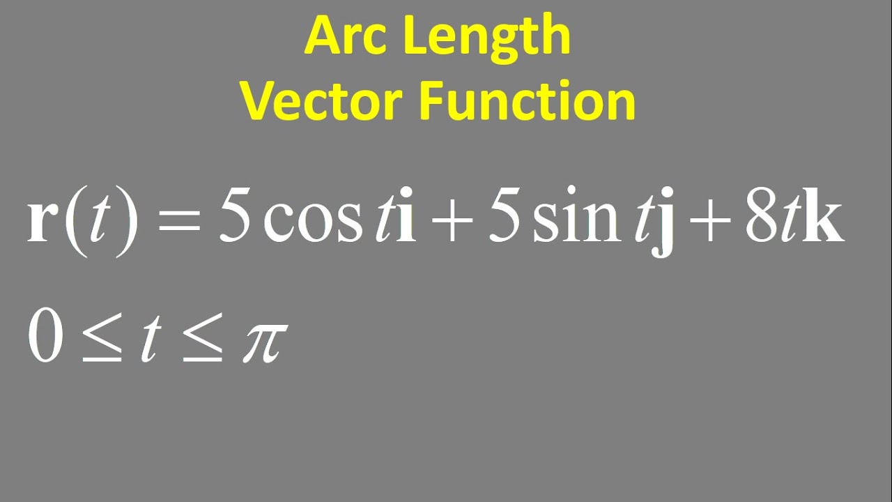 Vector length.