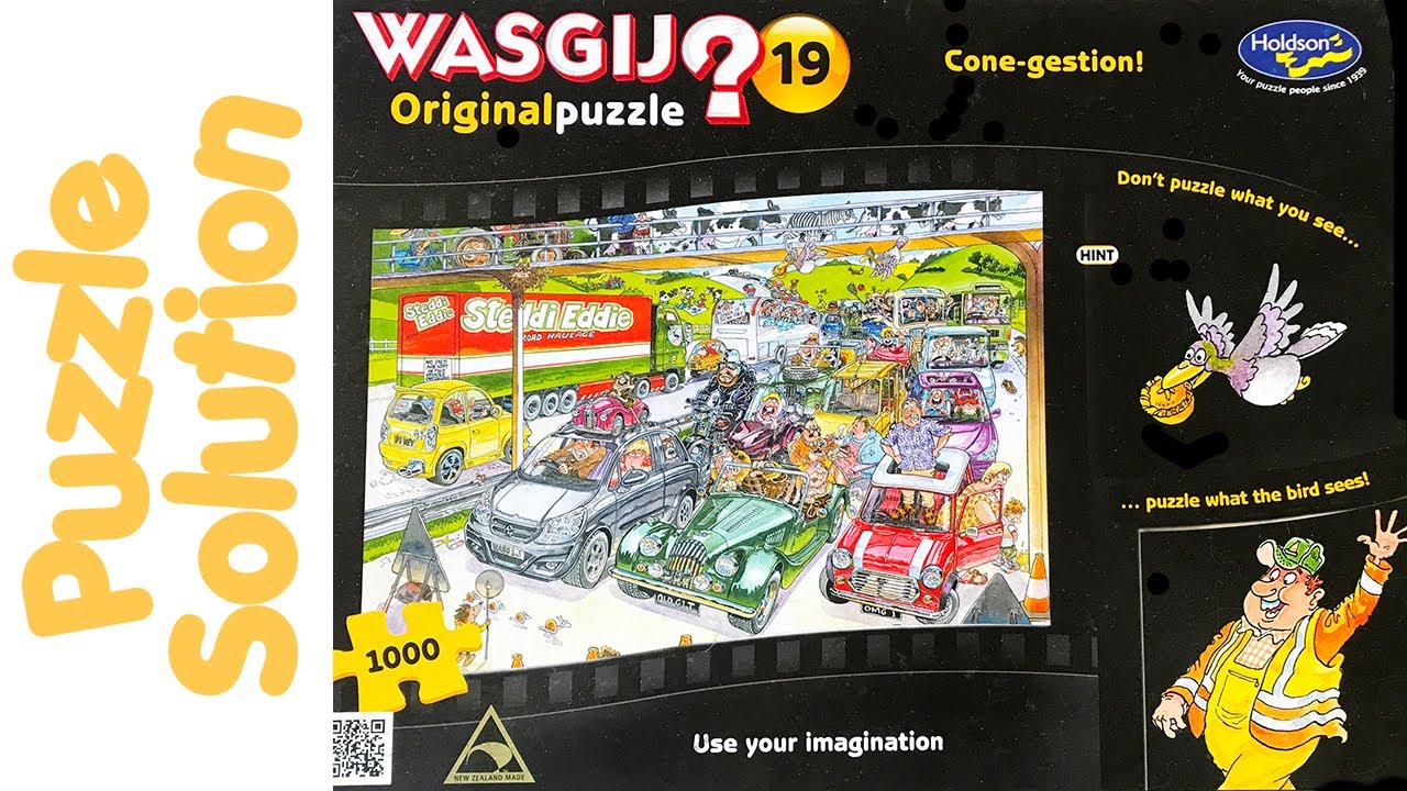 Wasgij Jigsaw Puzzle Solution - Original 19 Cone-gestion!