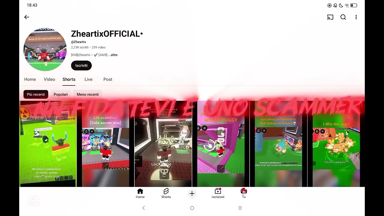 Nn fidatevi !!!! e iscrivetevi al canale di mr.cookey