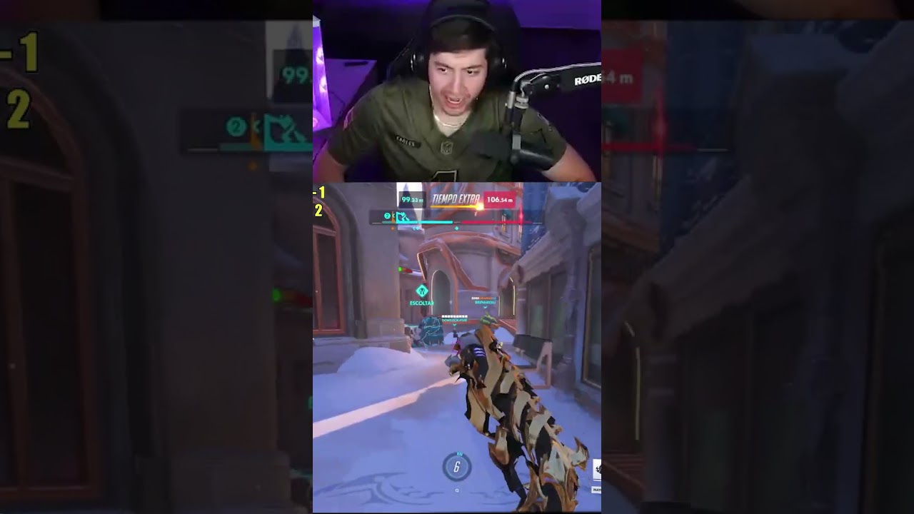 Nadie me quitaba el escudo de ese we #overwatch #overwatch2 #gaming