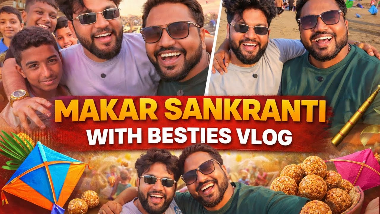 Makar Sankranti Special Vlog 🪁 | Friends, Fun & Festival Vibes