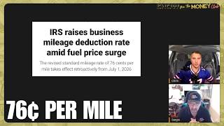 IRS Raises Mileage Rate to 76¢ (What Uber Drivers Need to Know)