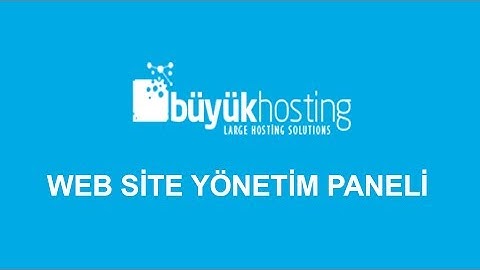 BuyukHosting - Web Site Yönetim Paneli (1)