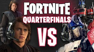 Anakin Skywalker vs Optimus Prime in Fortnite | Quarterfinals Game 2