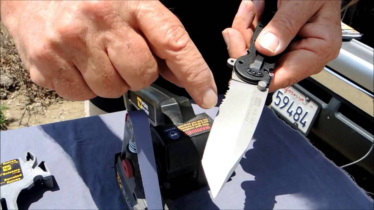 How To Sharpen A Serrated Blade - Work Sharp Sharpeners