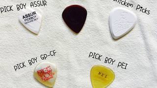 ピック弾き比べ Chicken Picks PICKBOY Jim Dunlop