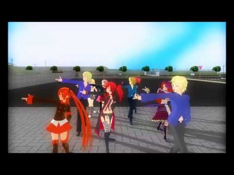 MMD　放課後ストライド　男女１０代ボカロUTAU合同編