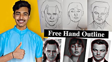 FREE HAND Outline Tutorial | How to Practice Daily | Sketching Tutorial in Hindi