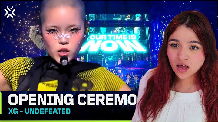 Reacting to  XG - UNDEFEATED VCT PACIFIC 2024 // Opening Ceremony Performance