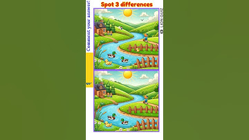 Only 1% Can Spot All Differences! 🤯 Test Your Eyesight! 🔍 #Shorts #spotthedifference #LionQuiz