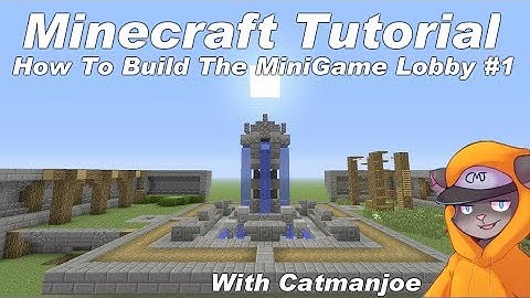 Minecraft: How To Build The MiniGame Lobby #1 | Minecraft Console