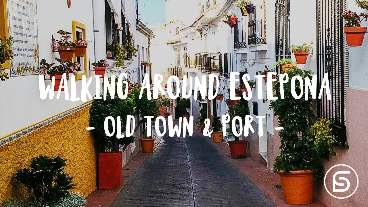 Walking Around Estepona | Old Town & Port - YouTube