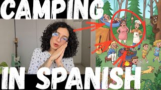 Thumbnail image for 🇲🇽 Spanish Camping Vocabulary 🌲 | Actions & Nature Listening Practice