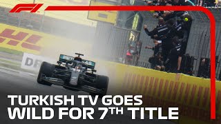 2020 Turkish Grand Prix: Turkish Commentator Goes Wild For Hamilton's Seventh Title Win!