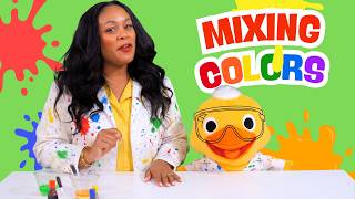 make new colors science kids learn primary colors preschool