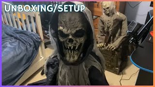 Spirit Halloween 2024 Demonic Gatekeeper Animatronic Unboxing/Setup!