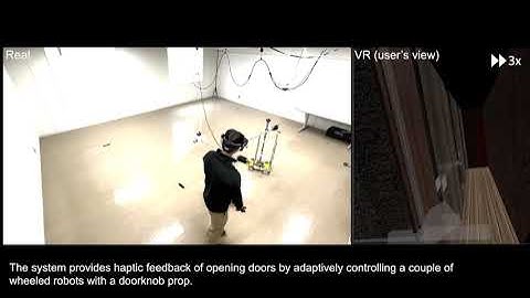 RedirectedDoors+: Door-Opening Redirection with Dynamic Haptics in Room-Scale VR