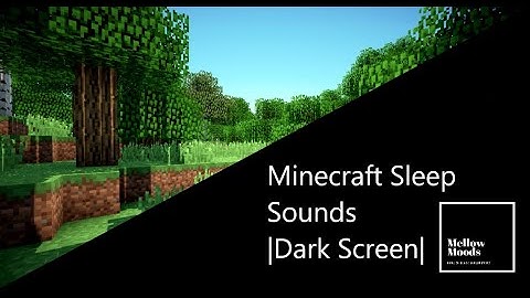|Black Dark Screen| 10 Hours of Nostalgic Minecraft Sounds For Sleep