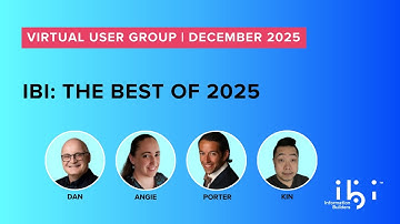 2025 December VUG: The Best of ibi 2025