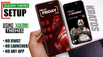 Kratos Home & Lock Customization For Xiaomi/Redmi/Poco Devices | MIUI Themes