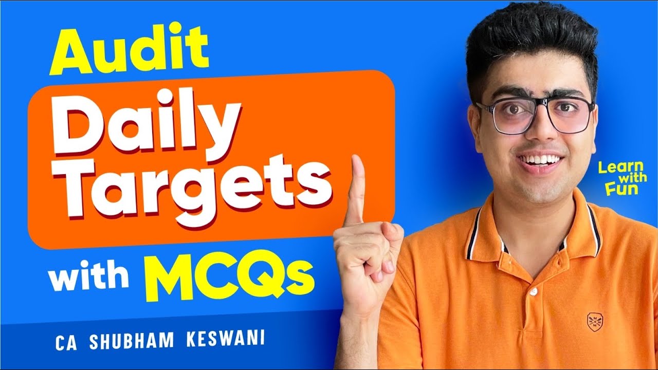 FULL CONFIDENCE in AUDIT | CA Final & Inter | CA Shubham Keswani (AIR 8)