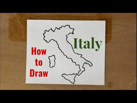 Comment dessiner Italie