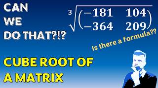 Cube Root of a Matrix: Can We Do That?!?