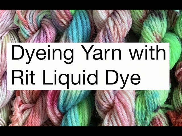 Dyeing gradations using Rit All Purpose Liquid Dyes: Getting