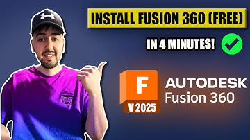 Hoe u Fusion 360 2025 gratis kunt downloaden en installeren in slechts 4 minuten!