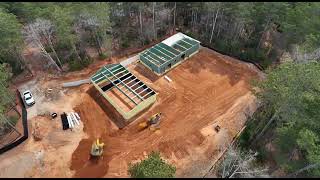 AI Timelapse | Brook Run Park Maintenance Building Construction Progress | March 2026