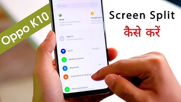 How to Use Split Screen on Oppo K10 | Oppo K10 5g me Multitasking Kaise Kare