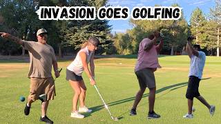 NOT SXS CONTENT- Invasion Goes Golfing.. and donated a lot of golfballs
