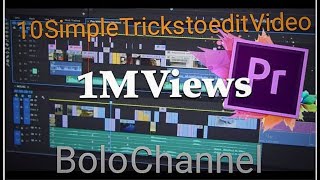 How to edit videos on Adobe premiere pro software | Video editing for YouTube | Bolo Channel screenshot 3