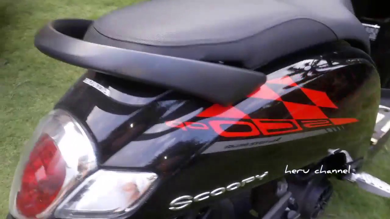 Inilah Terbaru Warna Honda Scoopy 2018 Warna Merah Hitam YouTube