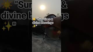 🌞 "Good vibes start with Surya Dev ☀️💛"