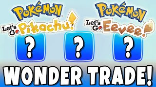 How To WONDER TRADE In Pokemon Let's Go Pikachu and Let's Go Eevee! Find Random People To Trade With