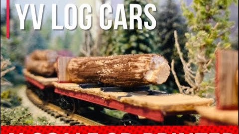 N scale YV Log Cars