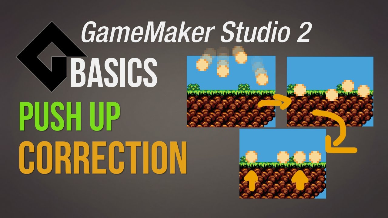 Push up correction for pickups  - [Game Maker Studio 2 | Basics]