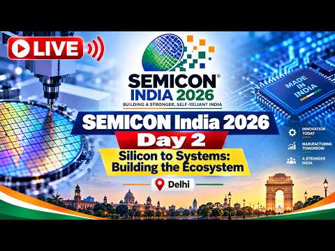 LIVE | SEMICON India 2026 | Day 2 | Silicon to Systems: Building the Ecosystem | Delhi