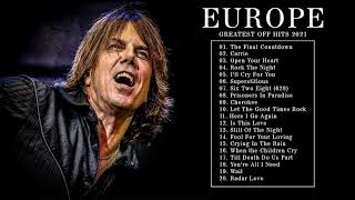 Best Songs Of Europe Playlist 2021 | Europe Greatest Hits Full Album | Europe Collection