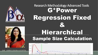 G power Regression fixed and Hierarchical sample size calculation(regression)(fixed)(hierarchical)