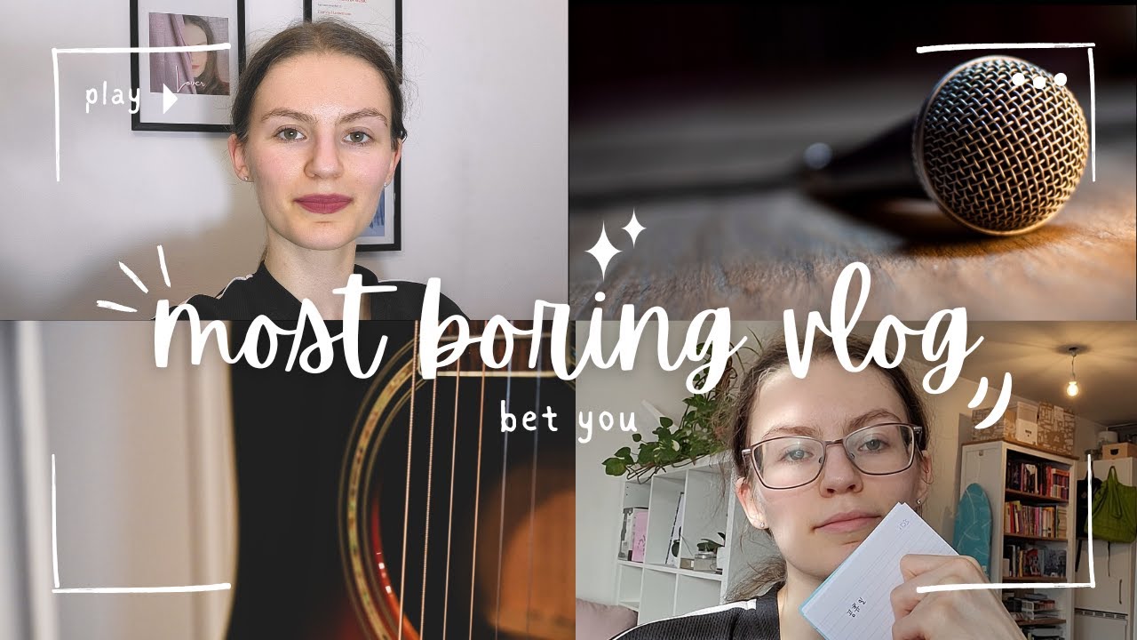 The MOST BORING singer vlog you'll ever watch (I bet you) - YouTube