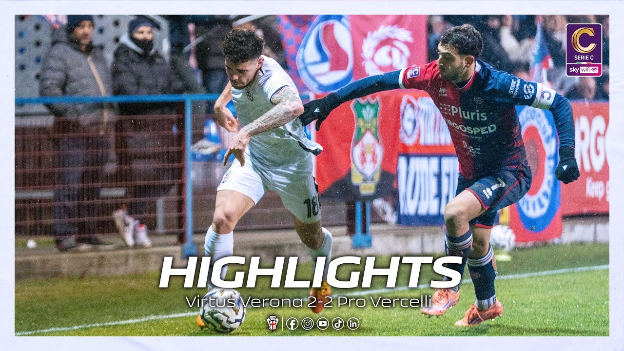 HIGHLIGHTS | Virtus Verona 2-2 Pro Vercelli