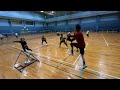 2023/12/14 練習① チュックボール tchoukball