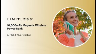 Limitless 10,000mAh Magnetic Wireless Power Bank - Feature Video