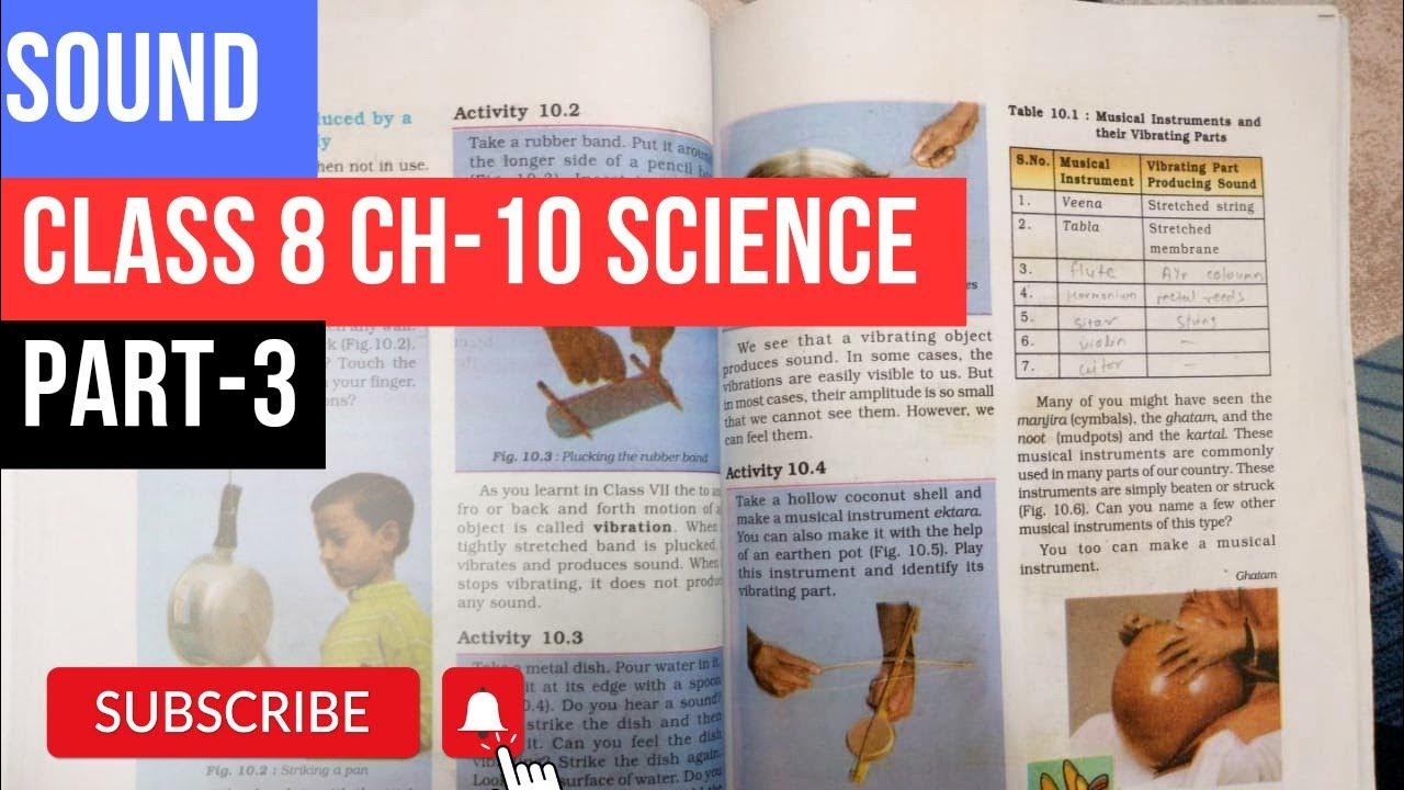 cbse board class 8 science chapter 10 sound #class8#chapter 10#cbse ...