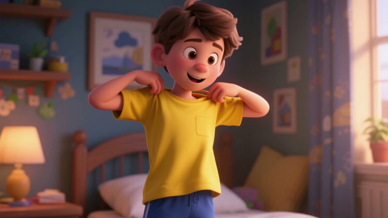 سامي رايح النادي-قصص تربوية للاطفال..عن أداب الملبس و الخروج من المنزل-قصص أطفال-قصص قبل النوم 