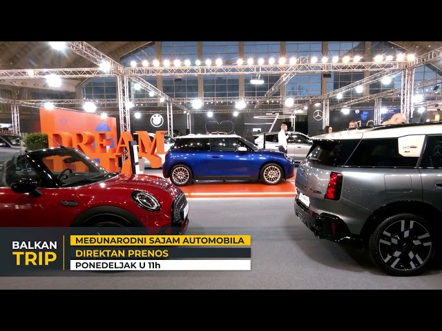 GLEDAĆETE: Direktan prenos sa MEĐUNARODNOG SAJMA AUTOMOBILA na Balkan Trip TV
