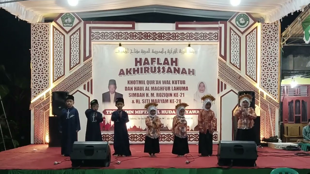 Penampilan Kelas Pra TPQ (Suratan Pendek & Tari) | TPQ Miftahul Huda Cinyawang | Akhirussanah 2026